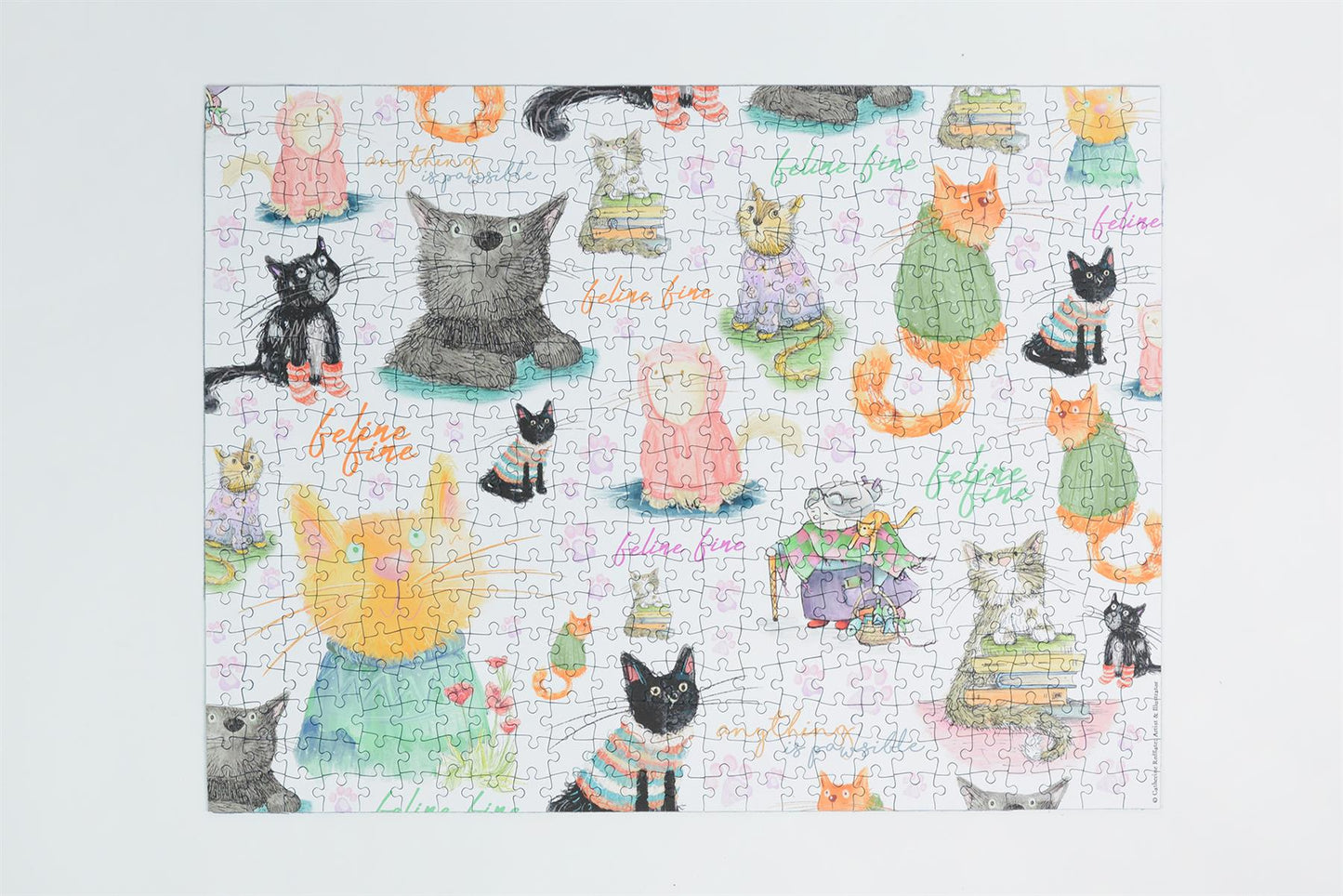 Feline Fine 500 Piece Jigsaw Puzzle