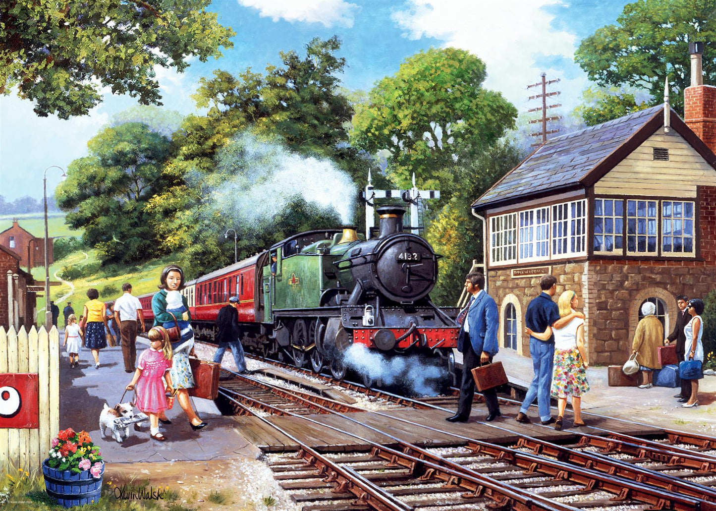 A country station 1000 Piece Jigsaw Puzzle