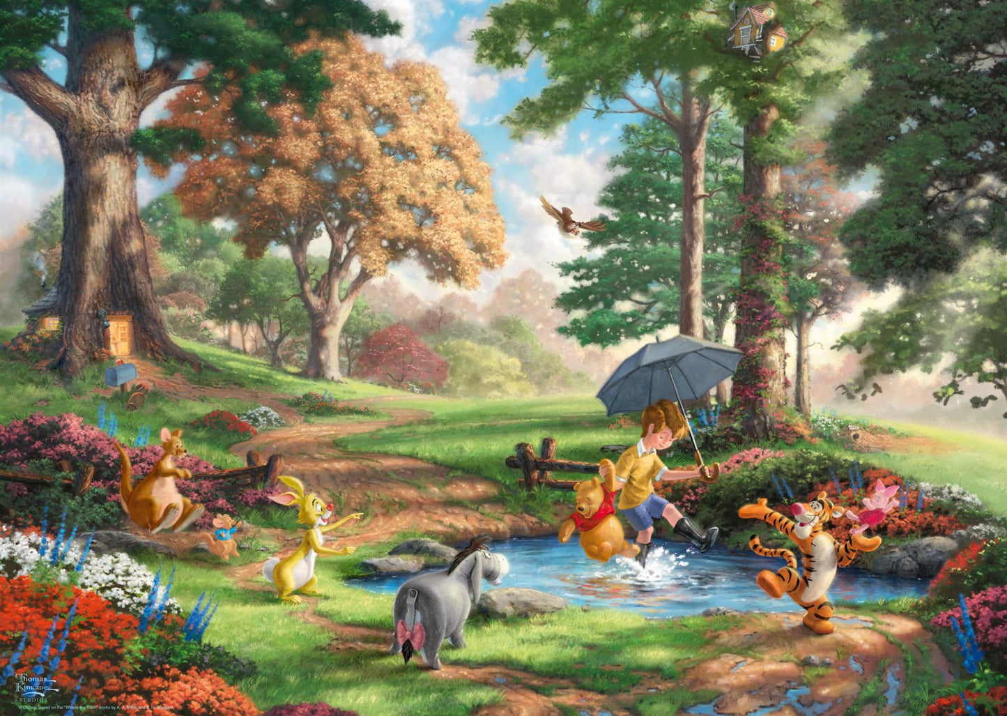 Thomas Kinkade: Disney Winnie the Pooh 1000 Piece Jigsaw Puzzle