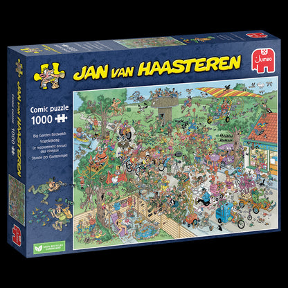 Jan Van Haasteren Big Garden Birdwatch 1000 Piece Jigsaw Puzzle