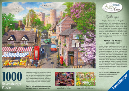 Down the Lane No.5 Castle Lane 1000 Piece Jigsaw Puzzle