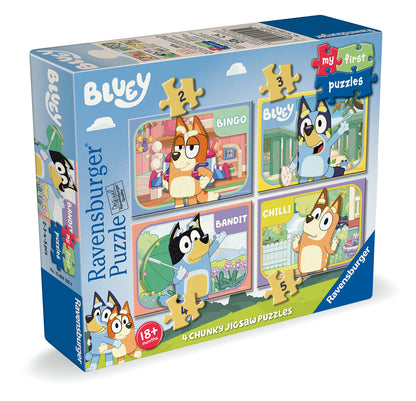 Bluey My First Puzzles 2,3,4,5 Piece Jigsaw Puzzles