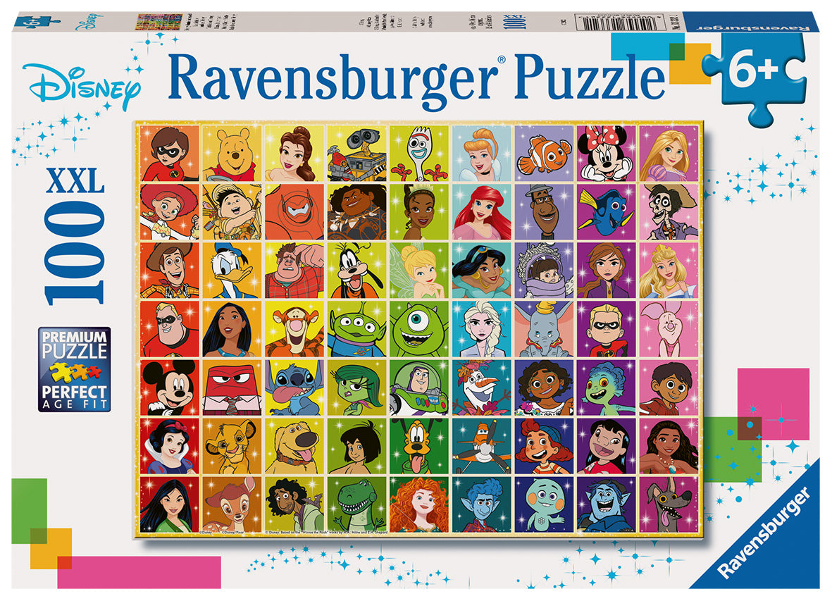 Disney & Pixar Colour Palette 100 XXL Piece Jigsaw Puzzle