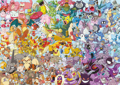 Challenge Pokemon 1000 Piece Jigsaw Puzzle