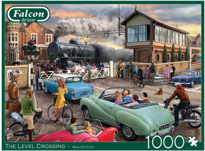 Falcon de luxe The Level Crossing 1000 Piece Jigsaw Puzzle