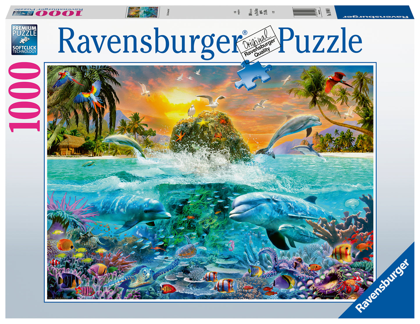 Underwater Island 1000 Piece Jigsaw Puzzle