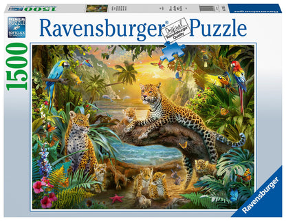 Leopards in the Jungle 1500 Piece Jigsaw Puzzle