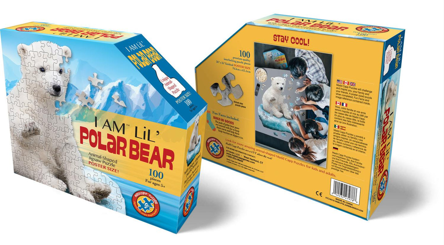 I Am Lil' Polar Bear 100 Piece Jigsaw Puzzle