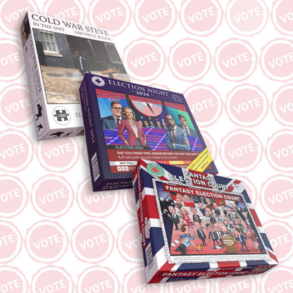 Election Extravaganza  3 x Jigsaw Puzzle Bundle Set