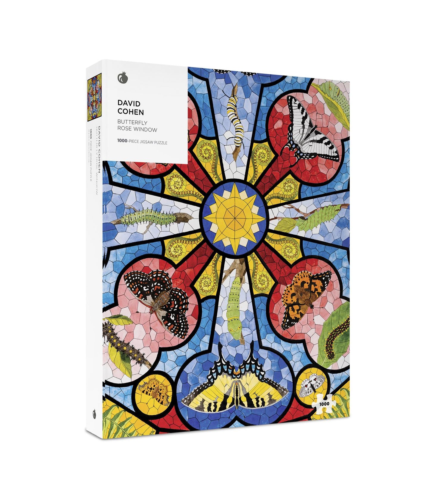 David Cohen: Butterfly Rose Window 1000 Piece Jigsaw Puzzle