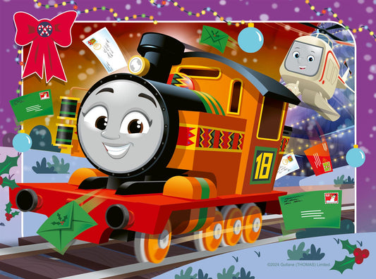 Thomas & Friends Christmas, 4 in a Box Piece Jigsaw Puzzles