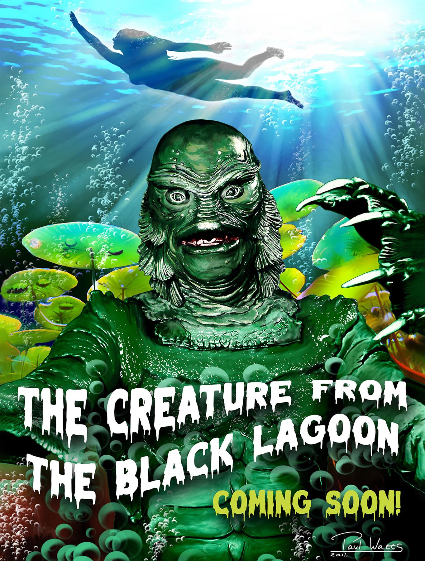 Creature from the Black Lagoon 1000 Piece Jigsaw Puzzle