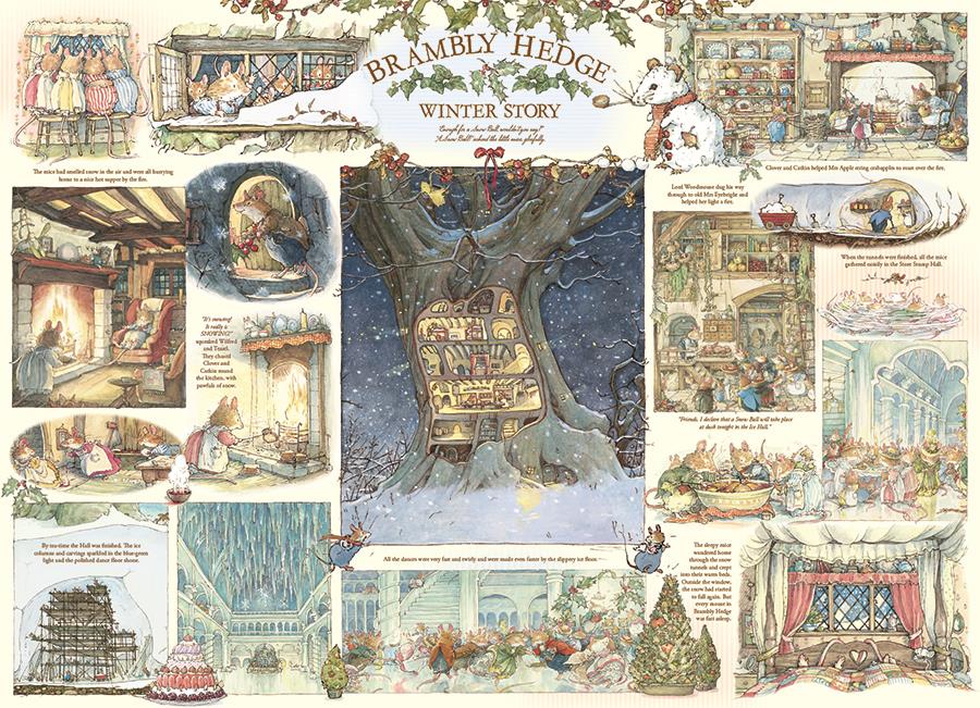 Brambly Hedge Winter Story 1000 Piece Jigsaw Puzzle