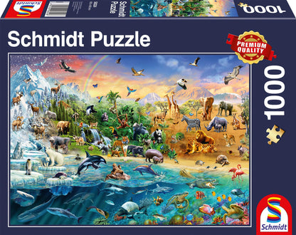 Animal Kingdom 1000 Piece Jigsaw Puzzle