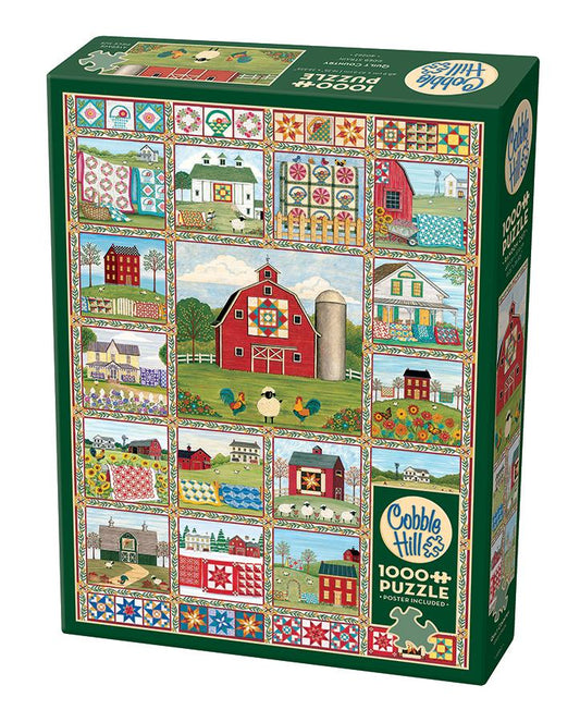 Quilt Country 1000 Piece Jigsaw Puzzle