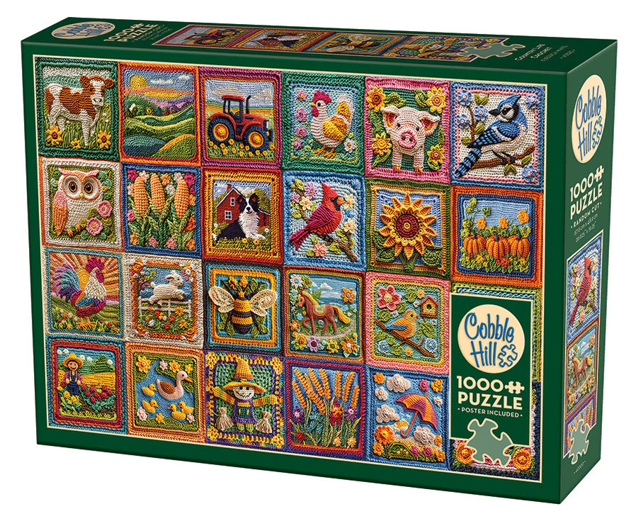 Country Life Crochet 1000 Piece Jigsaw Puzzle