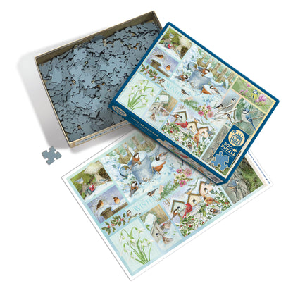 Garden Birds in Winter 500 Piece Jigsaw