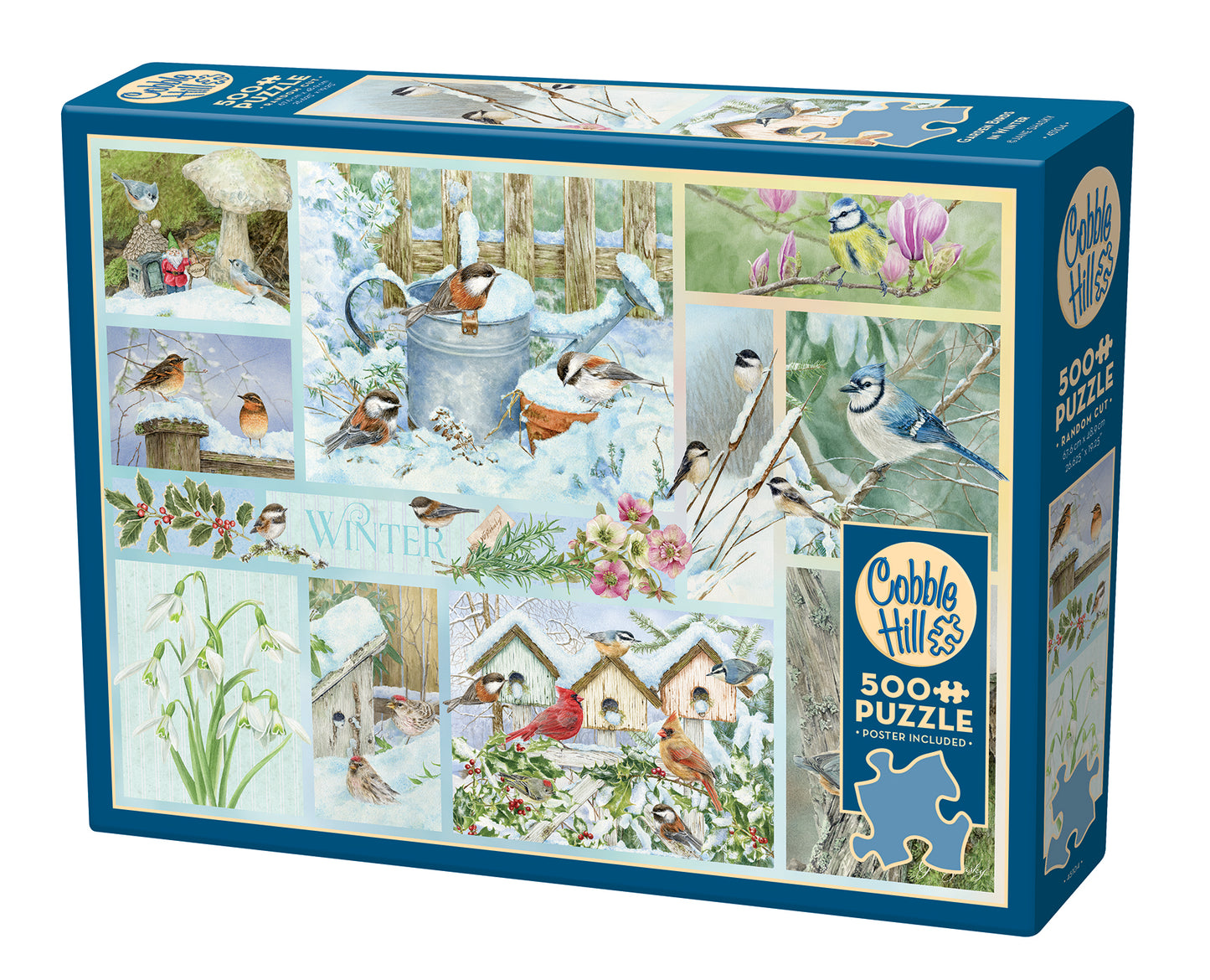 Garden Birds in Winter 500 Piece Jigsaw