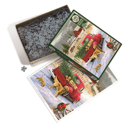 Christmas On The Farm 1000 Piece Jigsaw Puzzle