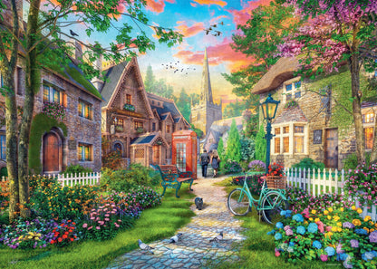 Church Lane -  Down the Lane No.4 1000 Piece Jigsaw Puzzle