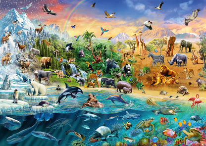 Animal Kingdom 1000 Piece Jigsaw Puzzle