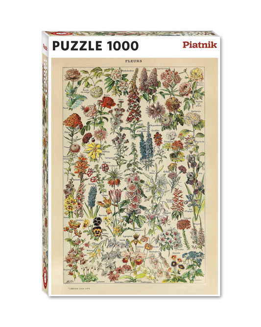 Millot Fleurs 1000 Piece Jigsaw Puzzle