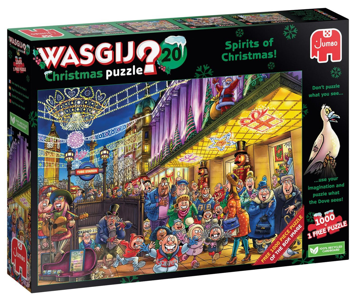 Wasgij 20 Spirits of Christmas 1000 Piece Jigsaw Puzzle