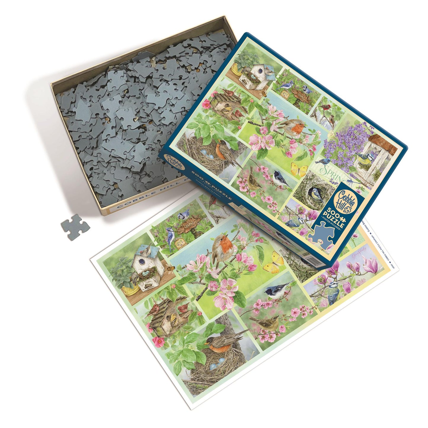 Garden Birds in Spring 500 Piece Jigsaw