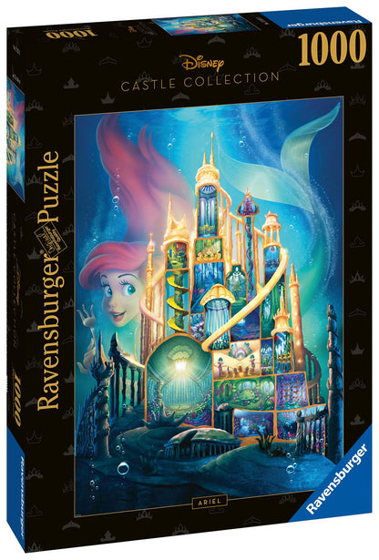 Disney Ariel Castle 1000 Piece Jigsaw Puzzle