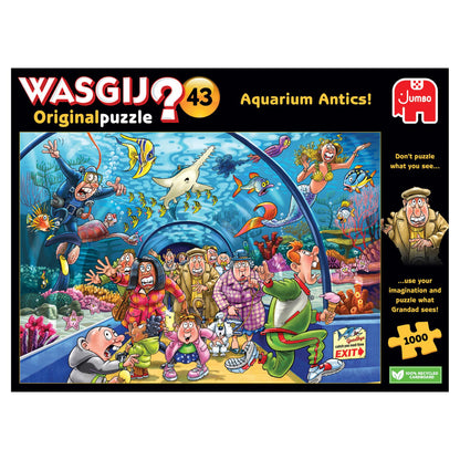 Wasgij Original 43 Aquarium Antics 1000 Piece Jigsaw Puzzle