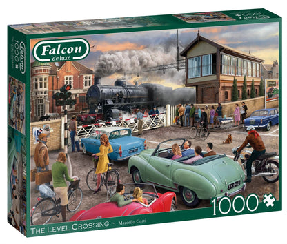 Falcon de luxe The Level Crossing 1000 Piece Jigsaw Puzzle