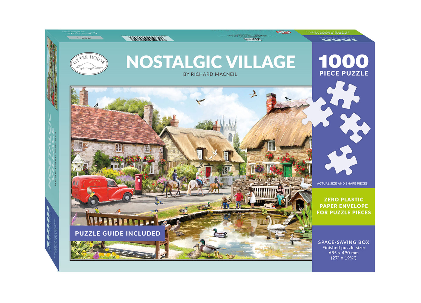 Nostalgic Village 1000 Piece Jigsaw Puzzle