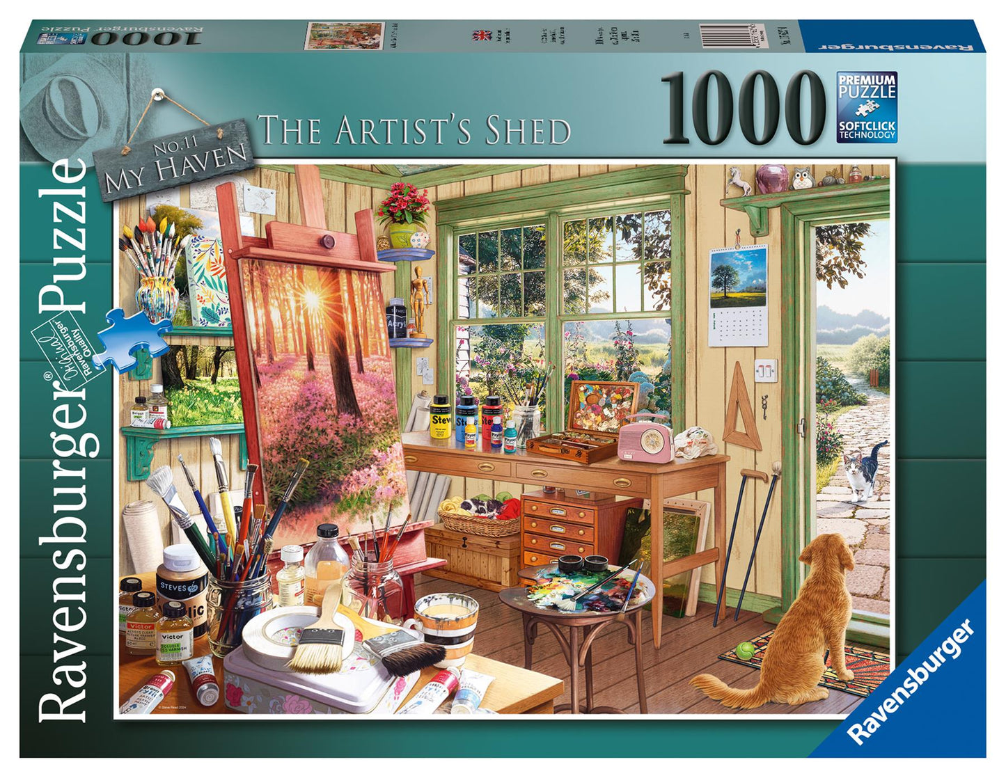 The Artist's Shed My Haven No. 11 1000 Piece Jigsaw Puzzle