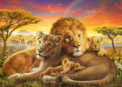 Loving Lions 1000 Piece Jigsaw Puzzle