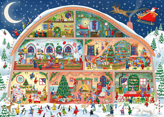 Santa's Workshop 1000 Piece Jigsaw Puzzle