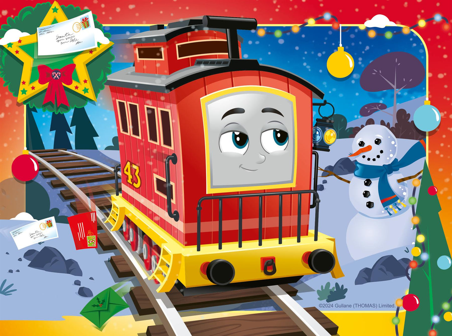 Thomas & Friends Christmas, 4 in a Box Piece Jigsaw Puzzles