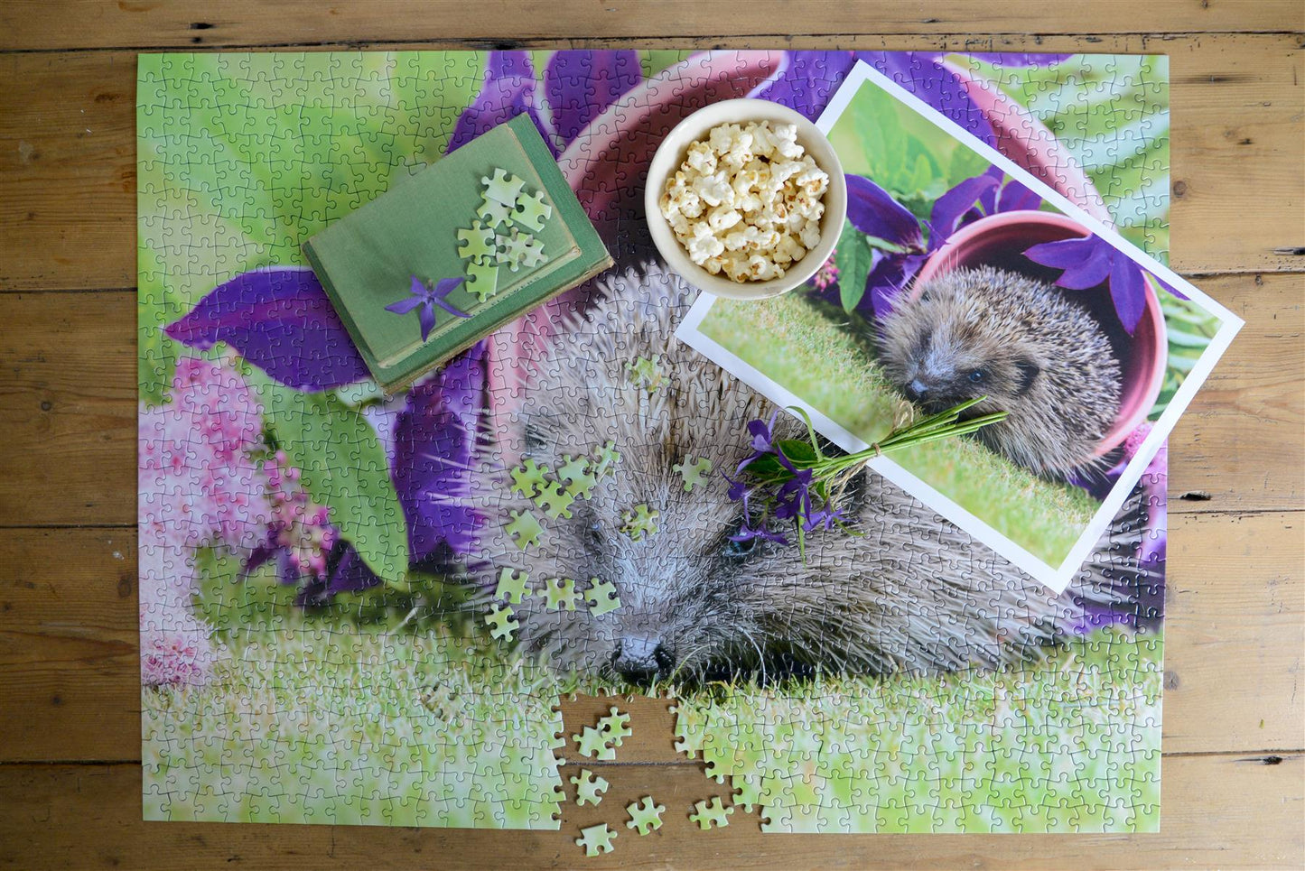 Hedgehog Pottering In The Garden 1000 Piece Jigsaw