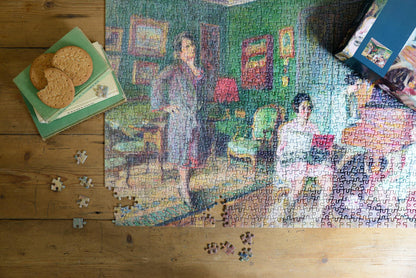 Madame Andre Wormser and her Children - National Gallery 1000 Piece Jigsaw Puzzle