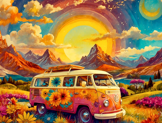 Take a Hippy "Trip" 1000 Piece Jigsaw Puzzle