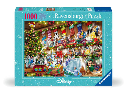 Disney Christmas Snowglobe Paradise 1000 Piece Jigsaw Puzzle