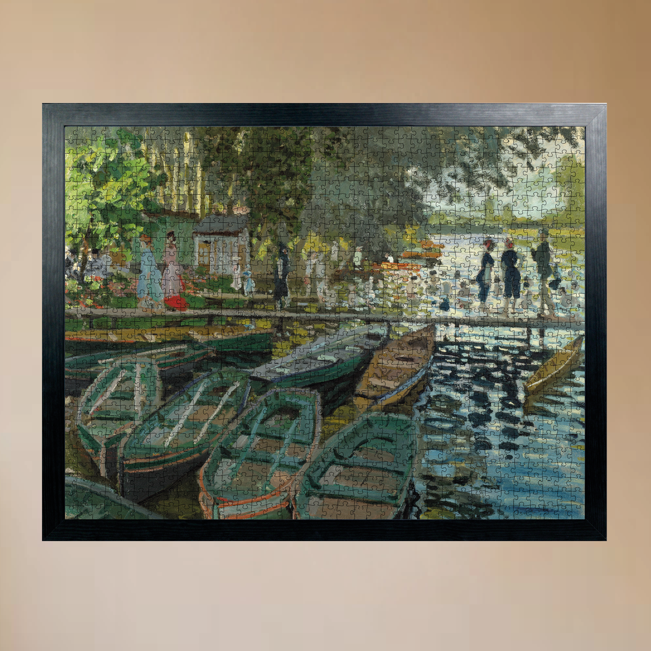 Bathers at La Grenouillere - National Gallery 1000 Piece Jigsaw Puzzle