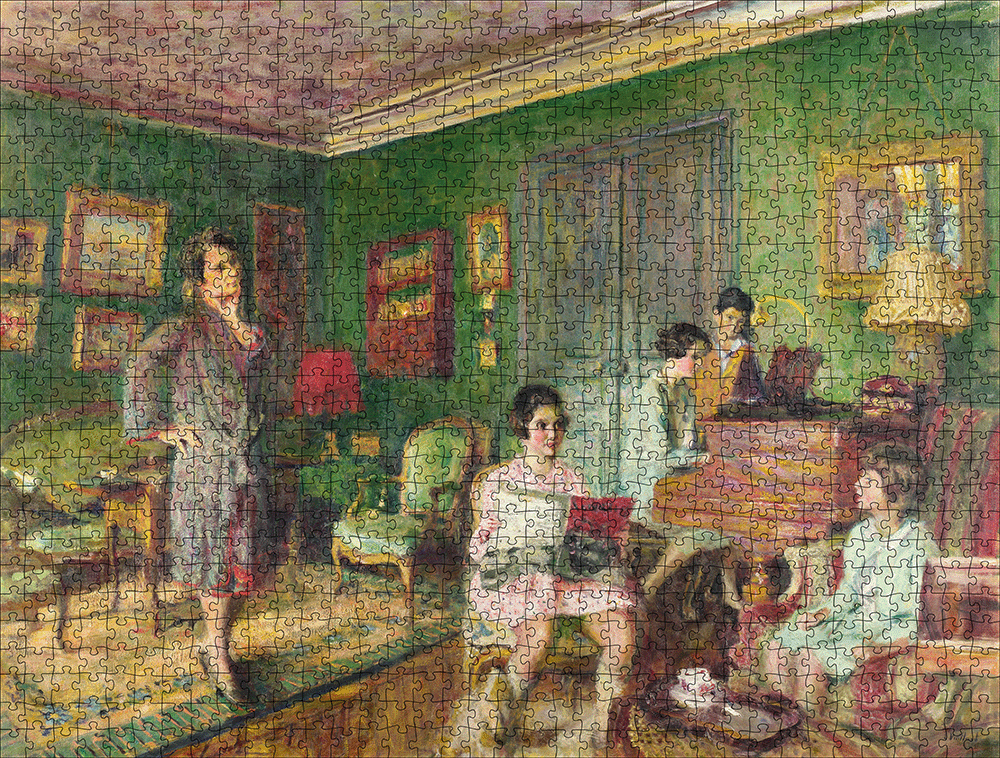 Madame Andre Wormser and her Children - National Gallery 1000 Piece Jigsaw Puzzle