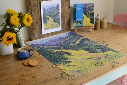 The Kien Valley with the Bluemlisalp Massif - National Gallery 1000 Piece Jigsaw Puzzle