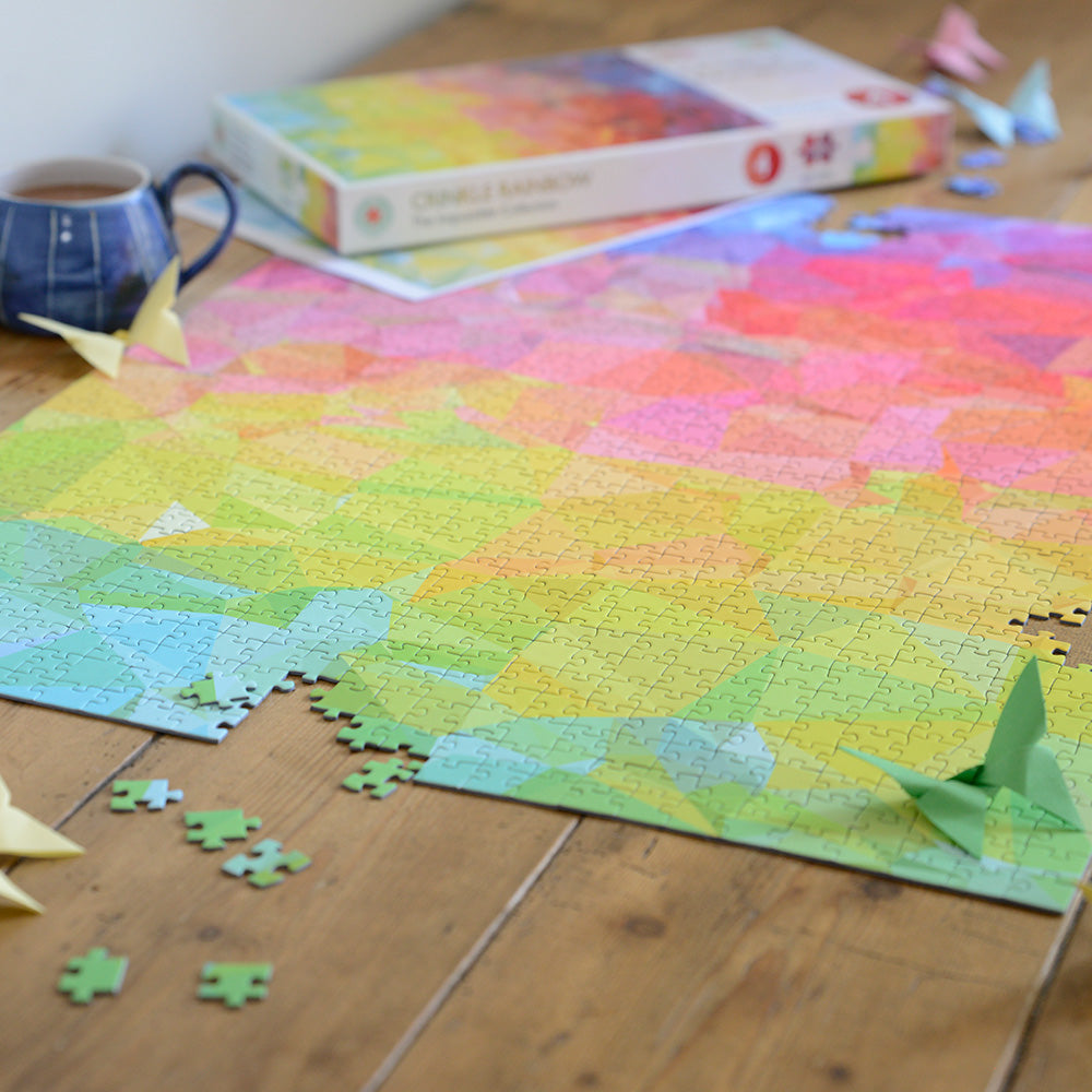 Crinkle Rainbow - Impuzzible No.4 - Impuzzible Jigsaw Puzzle