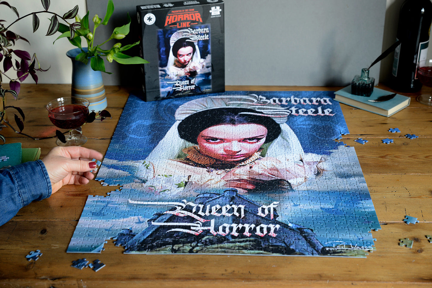 Barbara Steele Queen of Horror 1000 Piece Jigsaw Puzzle