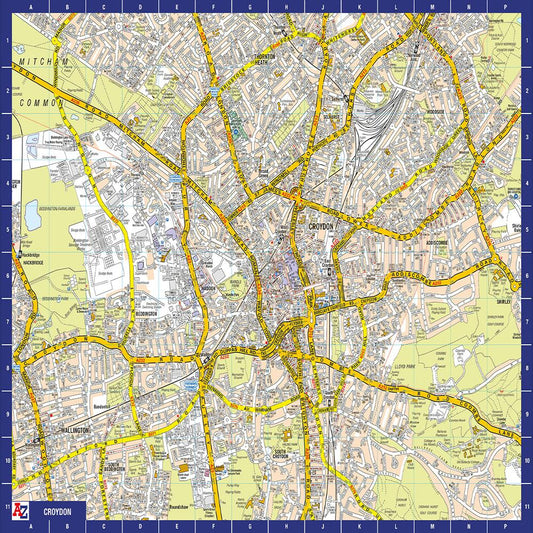 A to Z Map of Croydon 1000 Piece Jigsaw