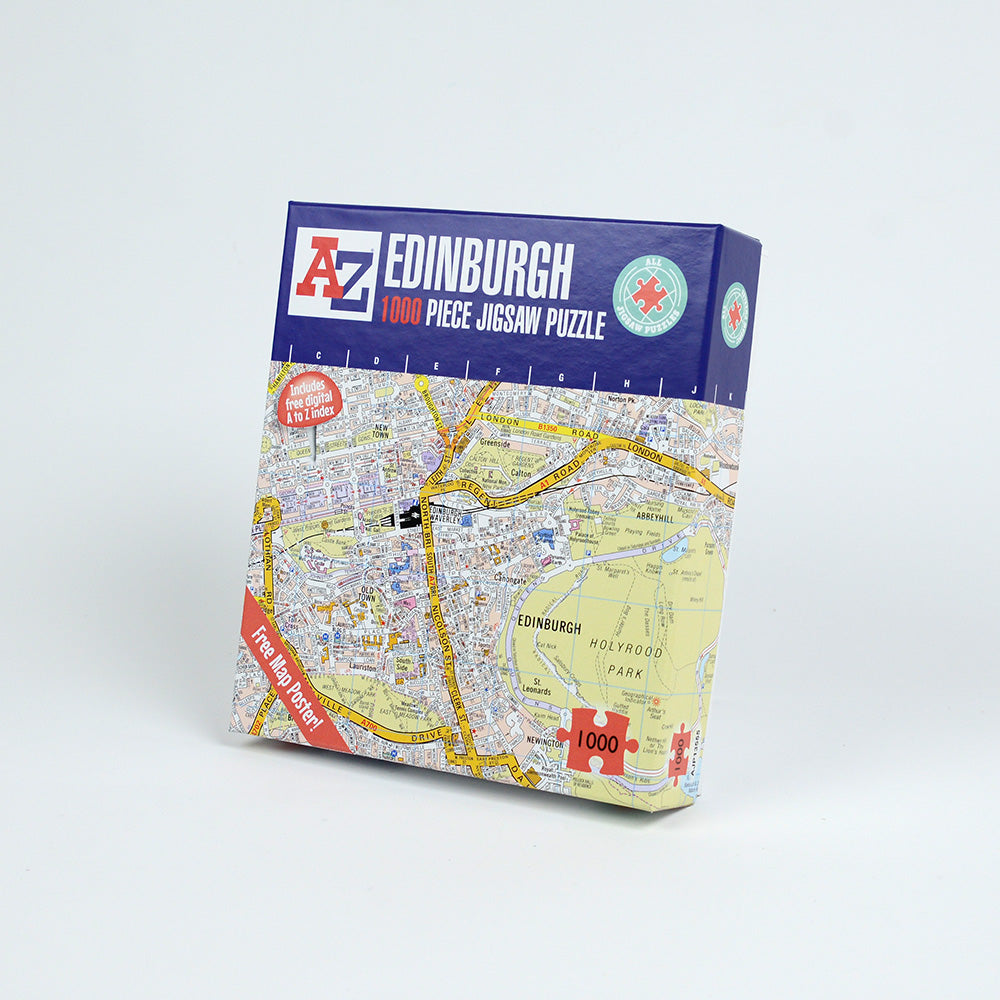 A to Z Map of  Edinburgh 1000 Piece Jigsaw