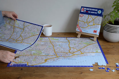 A to Z Map of  Kingston Upon Hull 1000 Piece Jigsaw