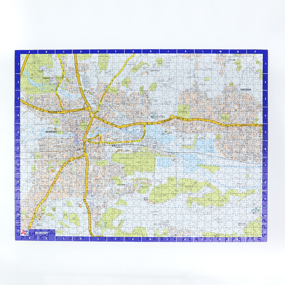 A to Z Map of Newbury 1000 Piece Jigsaw