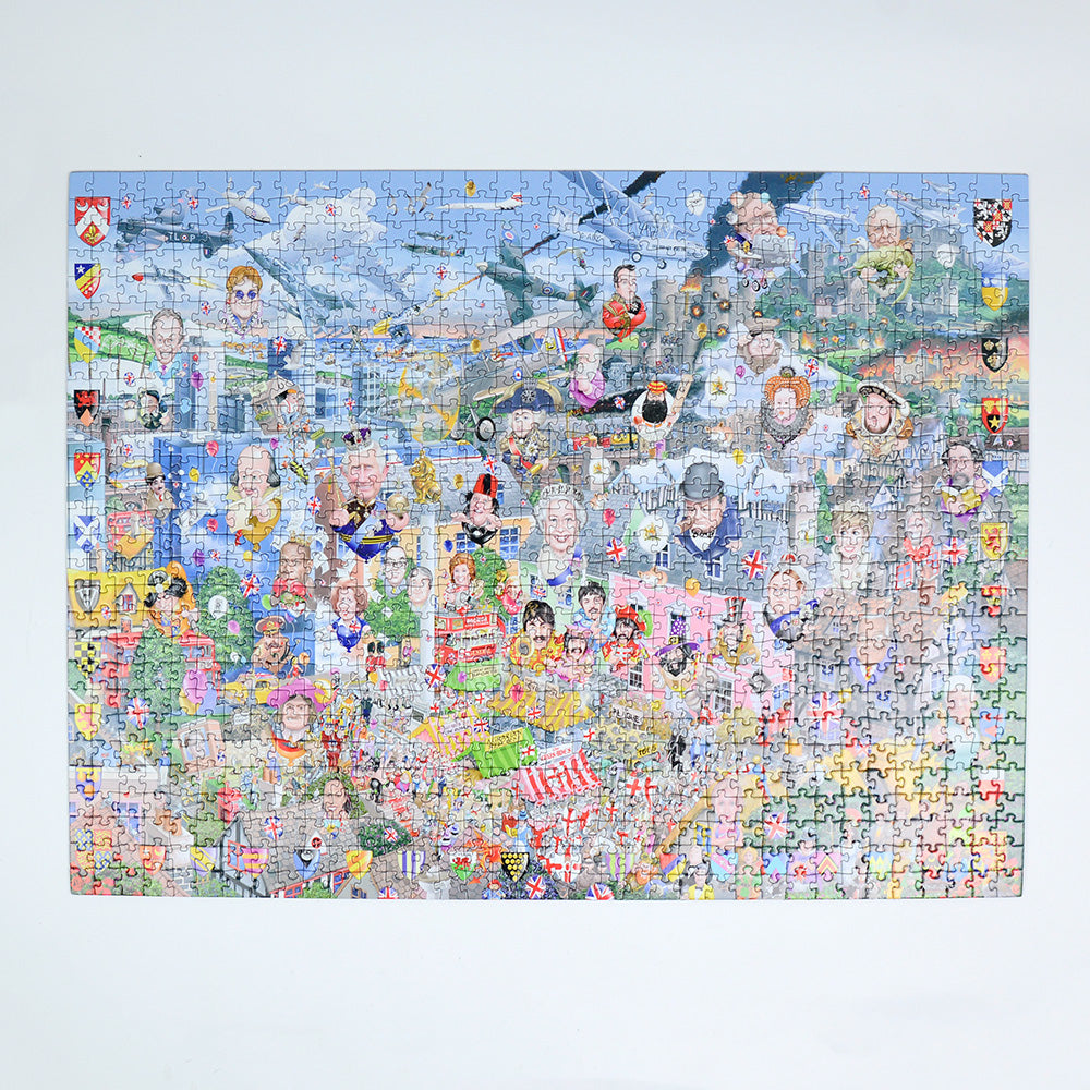 Mike Jupp I Love GB Too! 1000 Piece Jigsaw Puzzle